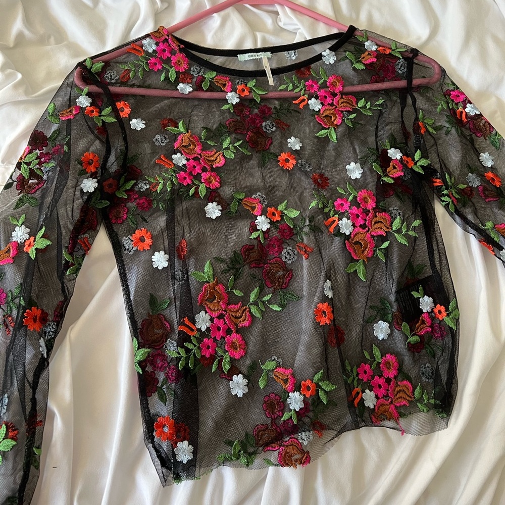 Urban Outfitters sheer long sleeve